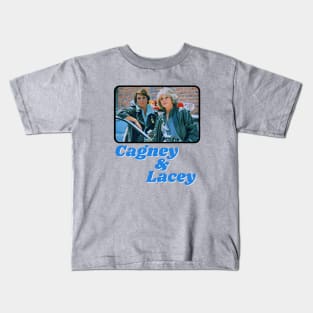 Cagney and Lacey Character Pose Kids T-Shirt